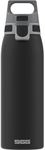 SIGG - Stainless Steel Water Bottle - Shield ONE Black - Suitable For Carbonated Beverages - Leakproof - Lightweight - BPA Free - Black - 1 L