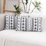 CARRIE HOME Black and White Aztec W