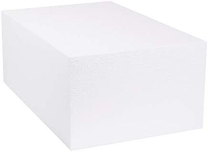 Silverlake Large Craft Foam Block - 11x17x7 EPS Polystyrene Blocks for Crafting, Modeling, Art Projects and Floral Arrangements - Sculpting Blocks for DIY School & Home Art Projects