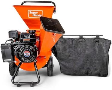 SuperHandy Wood Chipper Shredder Mulcher Ultra Heavy Duty 7HP 3 in 1 Multi-Function 3" Inch Max Capacity