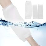 PICC Line Covers, Upper Arm Waterproof PICC Line Sleeve Arm Shower Cover, Arm Sleeve Protector for Fracture Arm Broken Arms and Wounds, Middle Arm Elbow Cast Waterproof Cover for Adult(L)