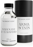 The Magic Scent Mahogany & Teakwood Oils for Diffuser - HVAC, Cold-Air, Ultrasonic Diffuser Oil - HVAC scents Inspired by Abercrombie & Fitch - Essential Oils for Diffusers Aromatherapy (200ml)