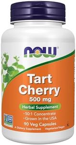 NOW Supplements,Tart Cherry, 50:1 Concentrate, 90 Veg Capsules