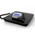 Amazon Basics Digital Postal Scale, Heavy Duty with Aluminum Platform - 440 Pound Capacity, 1 Ounce Readability