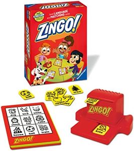 Ravensburger Zingo Bingo Game - Learning and Educational Toys for Kids Age 4 Years Up - 2 to 4 Players - Gifts for Boys and Girls