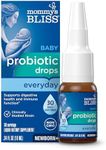 Mommy's Bliss Baby Probiotic Drops Everyday - Gas, Constipation, Colic Symptom Relief - Newborns & Up - Natural, Flavorless, 0.34 Fl Oz