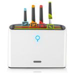 Modern Innovations Smart Cutting Boards and Knife Set, Self Cleaning Cutting Board & Knives Holder, Color Coded Cutting Board Set With Knives, All-In-One Cleaning Knife and Cutting Board Set