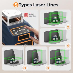 CIGMAN 3D Green Laser Level – Self-Leveling Tool for Construction
