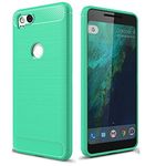 Cruzerlite Case Compatible with Google Pixel 2 XL Case, Compatible with Pixel2 XL Case, Carbon Fiber Shock Absorption Slim Case Compatible with Google Pixel 2 XL(2017) Teal