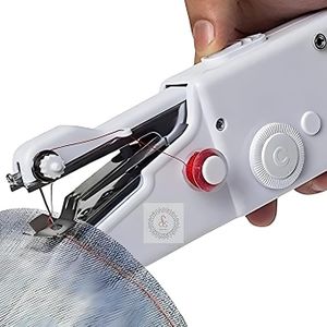 StonSell Electric Handy Stitch Mini Hand Sewing Machine Stapler Style Mini Machine Home Tailoring Silai Machine Emergency Stitching Handheld Sewing Machine For Emergency Stitching |, Multicolour (A-2)