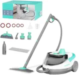 HAUSHOF Steam Cleaner, 1500W Powerful Steam Cleaner for Home with 19 Accessories & 51Oz Water Tank, Chemical-Free Multipurpose Portable Steambot for Floor, Tile, Grout, Couch, Window & Car