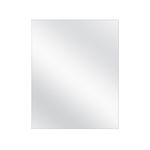 MCS Frameless Wall Mirror with Polished Edge, 24x30 inch Silver