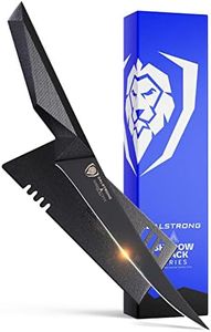 Dalstrong Curved Boning Knife - 6 inch - Shadow Black Series - Black Titanium Nitride Coated - High Carbon 7CR17MOV-X Vacuum Treated Steel - Kitchen Knife - Fillet Knife - Sheath - NSF Certified