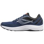 Saucony Men's Cohesion 15 Running Shoe, Night/VIZIRED, 10.5