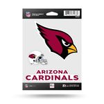 Rico Industries NFL Arizona Cardinals Die Cut 3-Piece Triple Spirit Sticker Sheet