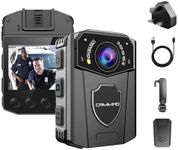 CAMMHD Z3-32GB 1440P Body Mounted Camera for Security with Sound,Built-in 3000mAh Battery for 8-10 Hours,Waterproof Body Camera with Audio and Video,with Night Vision for Police/Delivery/Walking