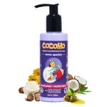 Cocomo Natural Kids Moisturizer + Sunscreen Lotion, Aloe Vera & Calendula, SPF 15, Floral Fragrance, Gentle Daily Use, Moon Sparkle 200ml (Age: 4+)