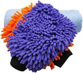 3PCS/cleaning kit,2Pcs Microfiber Premium Scratch-Free Wash Mitt + Microfiber Premium cleaning cloth