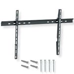 NANOOK 5393010 tiltable TV wall bracket for 40-65 inch (102-165 cm) TVs | Ultra slim bracket | Wall mount for LED, QLED and OLED TVs | Universal compatibility | VESA 100x100 to 600x400 | Black