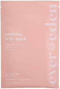 Evereden Soothing Belly Mask for Stretch Marks - 2nd/3rd Trimester Size | 1 count | Belly Mask for Pregnancy | Clean Pregnancy Skincare | Non-toxic and Fragrance Free