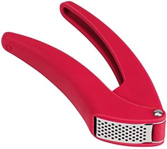 KUHN RIKON Easy-Clean Garlic Press, Red