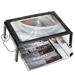 STAR MAGIC® A4 MAGNIFYING GLASS WITH STAND &LED