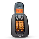 Beetel X70 Cordless Landline Phone, 2.4GHz, 2 Way Speakerphone, Volume Adjustment- Black