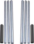 BestNest S&K Telescoping Aluminum Tri-Poles w/Ground Sockets, 2 Pack