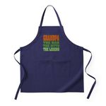 CafePress Grandpa The Legend Apron (Dark) Kitchen Apron with Pockets