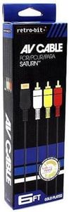 Retro-bit Saturn AV Gold Plated Cable