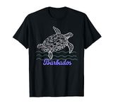 Swimming Sea Turtle Barbados Caribbean Island Souvenir T-Shirt