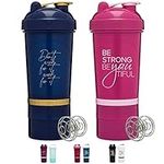 GOMOYO [2 Pack] 20-oz Shaker Bottle