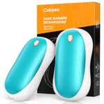 Cnkeeo Hand Warmers, Rechargeable Hand Warmer 10Hrs Long Lasting, 3 Heat Levels Electric Hand Warmer, Reusable Portable Pocket Heater for Arthritis Winter Outdoor Activities, Christmas Gift Women Men