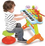 Prextex Kids Piano Keyboard Set - I