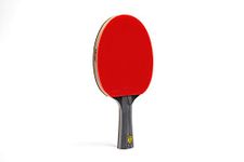 Killerspin JET600 Spin N1 Ping Pong Bat – Advanced Table Tennis Bat| 5 Layer Wood Blade, Nitrx-4Z Rubbers, Flare Handle| Competition Ping Pong Bat| Memory Book Gift Box Storage Case