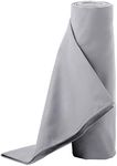 BIRDROCK HOME Multi-Purpose Microfiber Towel for The Beach, Travel, Pets or Camping - Large 31 x 63” - Grey - Quick-Dry - Absorbent Lightweight Compact - Bag - Kids Hiking Outdoor - Corner Pockets