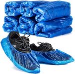 60 Pack (30 Pairs) Shoe Covers - Boot Covers Plastic Disposable Waterproof Shoe Covers for Men and Women Fits All Sizes of Shoes for House Cleaning