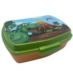 Stor - Dinosaur T-REX Lunch Box - School Travel Lunch Food Box - Rectangular & Dino Lunch Box - Lunch and Snack Container 18x5x13 CM