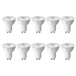 Lepro GU10 LED Bulbs, Warm White 2700K, 4W 345lm Energy Saving Light Bulbs, 50W GU10 Halogen Spotlight Bulbs Equivalent, 38° Narrow Beam, No Flickering, Non-dimmable, Pack of 10