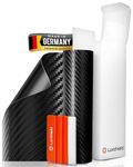 Luxshield Black Carbon Fiber Vinyl Film 20x300cm for Car, Motorcycle, Bike - Self-adhesive, Yard ware, Made in Germany