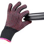 Heat Resistant Glove for Hair Styling with Non Slip Silicone Bump,1 Piece