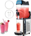 GarveeHome 12L Commercial Slushy Machine, One Tank 3.2 Gal Margarita Machine, 430W Frozen Drink Machine, Food-Grade PC Tanks & Stainless Steel, Ideal for Restaurants Bars Pool Parties