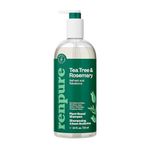 Renpure Tea Tree & Rosemary Shampoo, Plant-Based - Gently Cleanses and Hydrates - For Oily Hair and Dry Scalp - 710 mL
