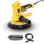 TOMAHAWK® T14692 Drywall Sander | Dry Wall Sander 900W, Copper Armature, 1400-2700RPM Variable Speed Control Switch Lock Feature 8 Hole vacuum and LED light