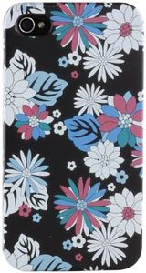 Case it CSIP4BKF Coque rigide pour iPhone 4/4S Motifs fleurs