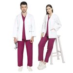 IS IndoSurgicals Unisex Lab Coat for Chemistry Lab and Medical Students (XXXX-Large)