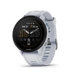 Garmin Forerunner 955, GPS Running Smartwatch, Tailored to Triathletes, Long-Lasting Battery, Whitestone