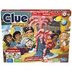 Clue Junior Board Game | 2-Sided Gameboard, 2 Games in 1 | 2 to 6 Players | Mystery Games for Kids | Back to School Gifts | Classroom Preschool Games | Ages 4+