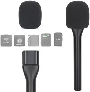 YOUSHARES Interview Adaptateur Portable de Microphone sans Fil Compatible avec DJI Mic, DJI Mic 2, Rode Wireless GO, GO II, Wireless Me/Wireless Pro Système de Microphone sans Fil Adaptateur Portable