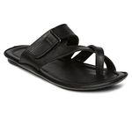 PARAGON Men's Black Formal Thong Sandals-8 UK/India (42 EU)(PU6104GP)
